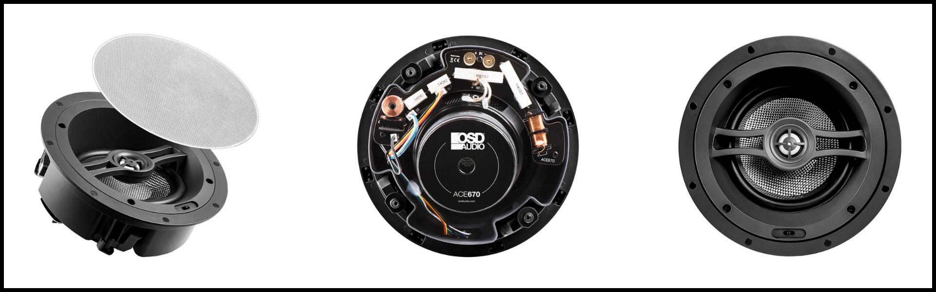 A collage of 3 images showcasing the ACE670 6.5