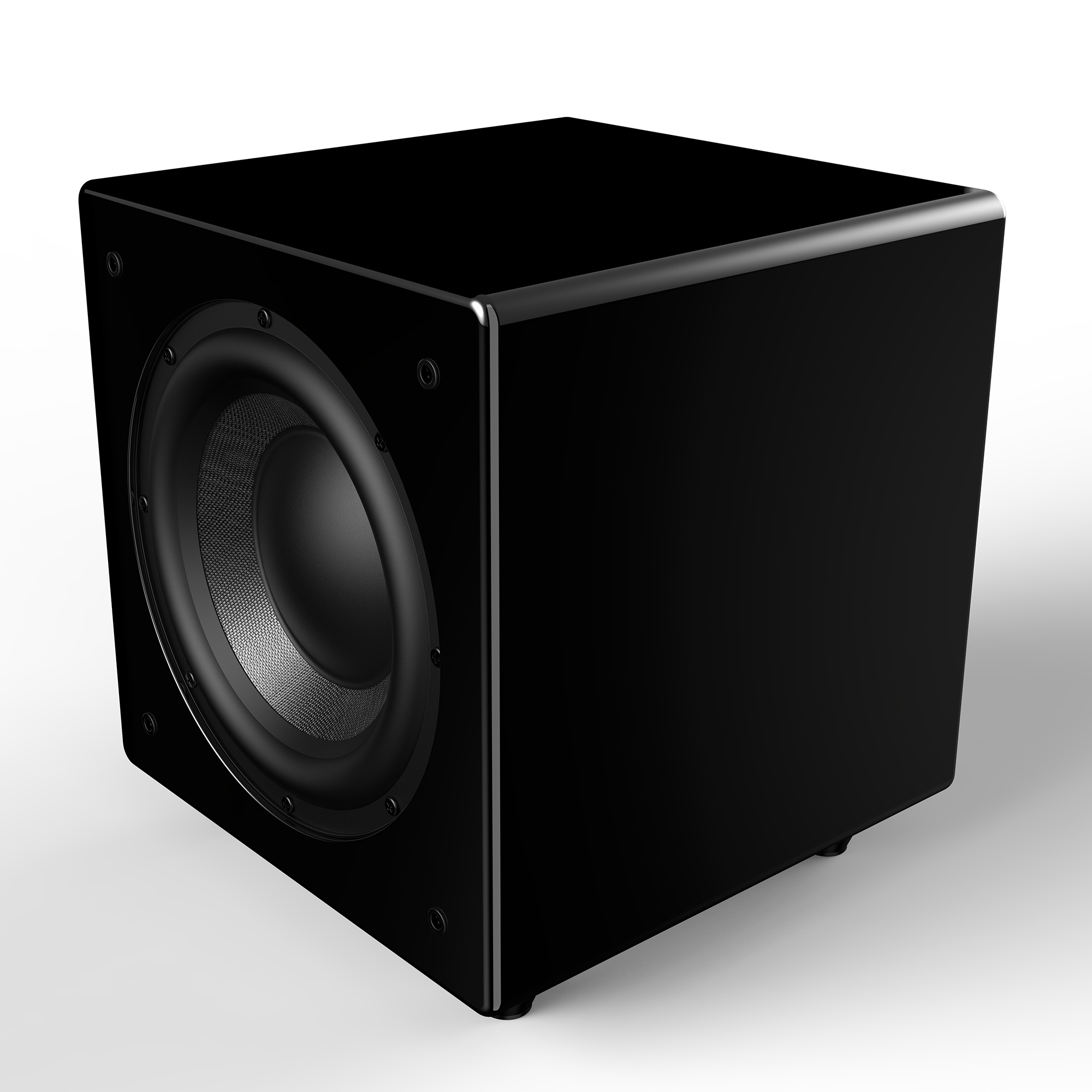 NERO DUALX8DSP 300 Watt Powered Subwoofer with Dual Passive/Active 8