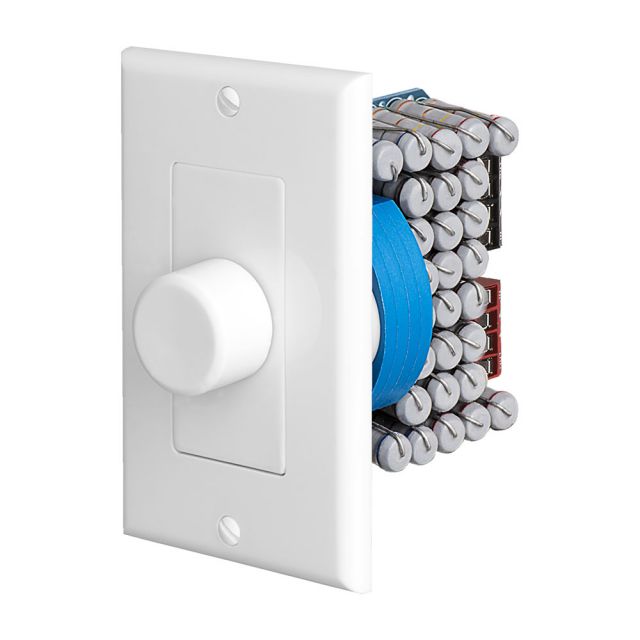 150W In-Wall Knob Style Resistor Base In-Wall Volume Control, (White, Almond, Bone) - VKR-120