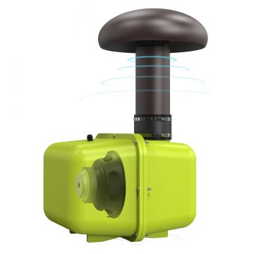 8" In-Ground Subwoofer 500W, 360° Omni-directional Outdoor Burial Rated, Green GLS8