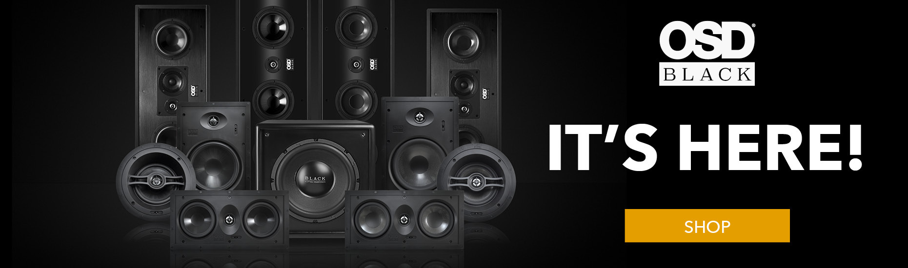 OSD Black Series Outdoor Speaker Depot