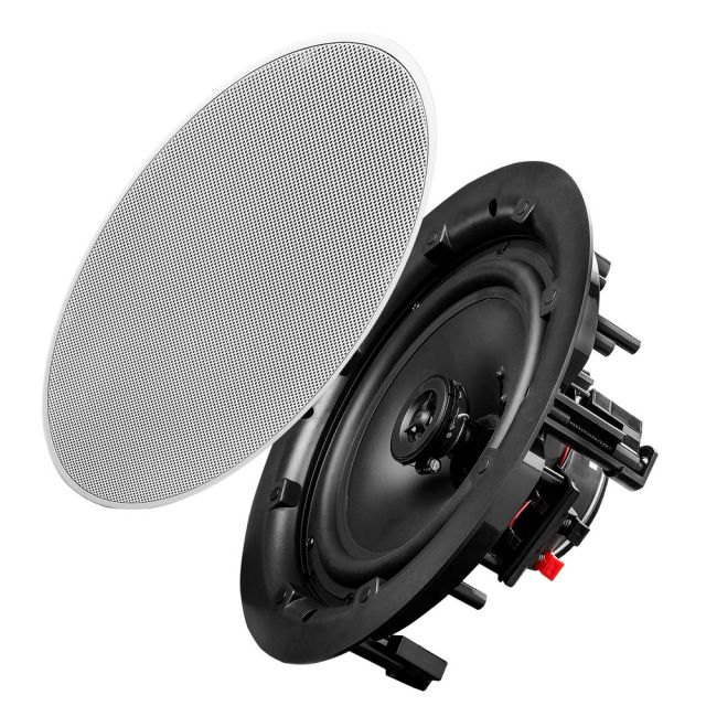 Open Box - 8" 120W Trimless Thin Bezel 2-Way In-Ceiling Speaker Pair - ACE800