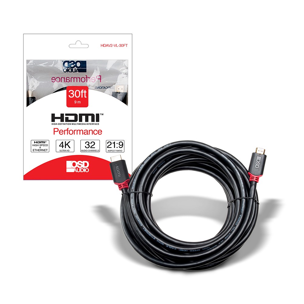 30Ft 4K HDMI Cable Outdoor Speaker Depot