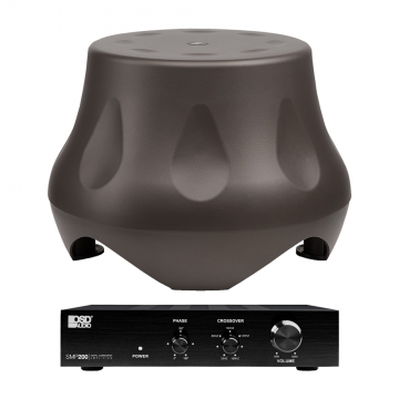 10" Outdoor Subwoofer Forza-10 + 400W Subwoofer Amplifier SMP200 - Powerful Bass - Outdoor Bundle