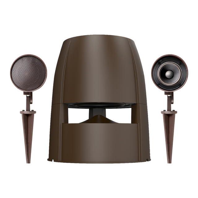 Forza8 250W 8" Outdoor Omni Subwoofer + LS2 30W 2.5" Landscape In-Ground Speaker Bundle