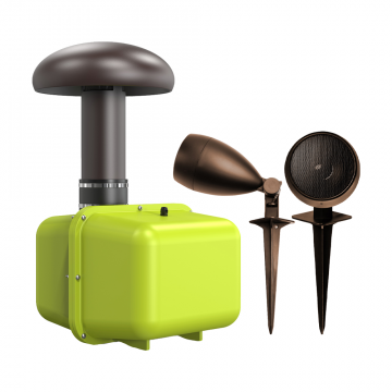 GLS8 500W 8" Outdoor In Ground Subwoofer + LS3 60W 3" Landscape Speaker Pair Bundle