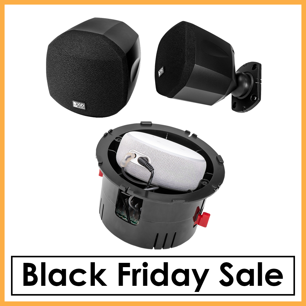 Nero Vox Flush Mount In Wall Amplifier + Nero Mini 3" Cube Speaker Mountable Swivel