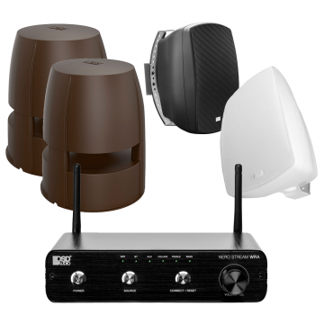 OSD Outdoor App Control Landscape Bundle - 2x 5.25" Outdoor Speakers AP525 + 2x 8" Omni Speakers