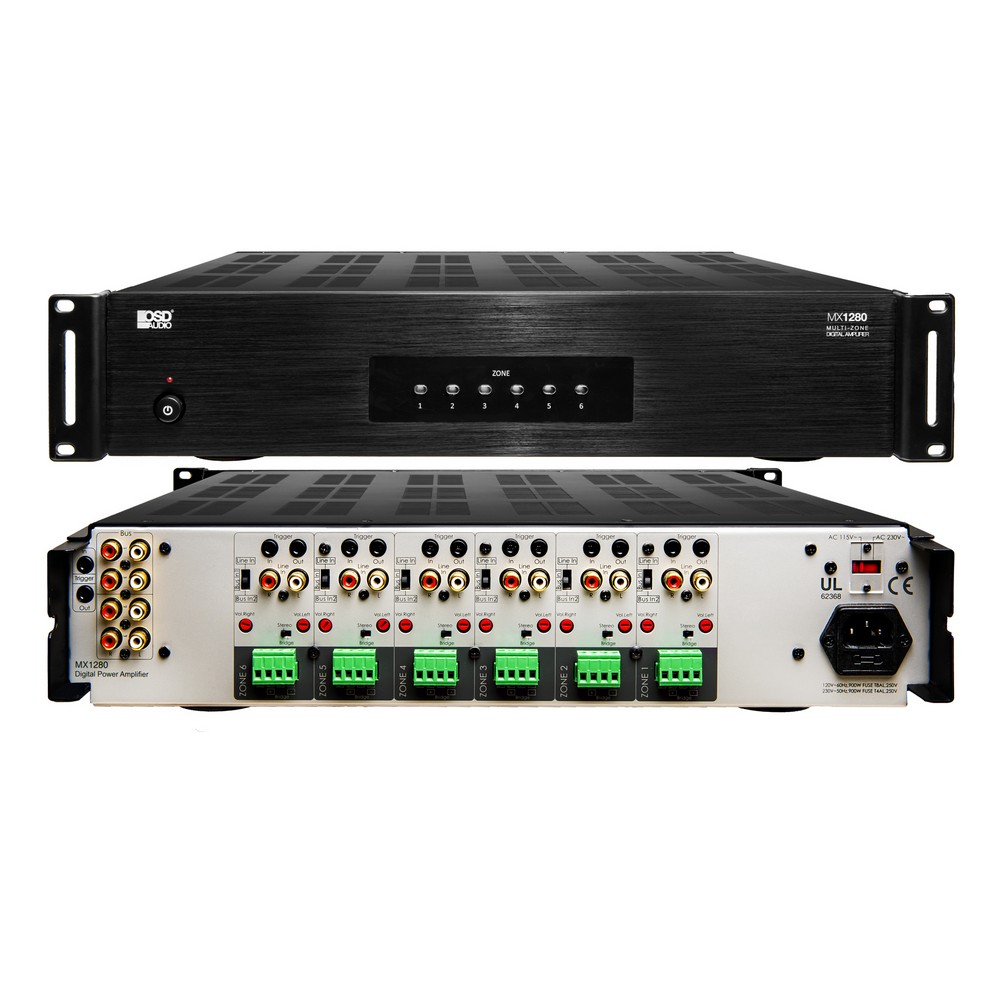 6 Zone Amplifier MX1280 GEN2 Outdoor Speaker Depot