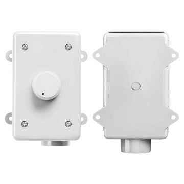 Open Box - 100W Rotary Outdoor Weather-Resistant Volume Control White