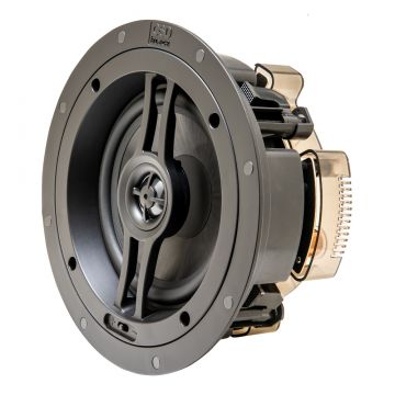 OSD Black 6.5" In Ceiling Speakers Pair 120W, 1" Parachute Silk Dome Tweeter, Contour Switch, R62