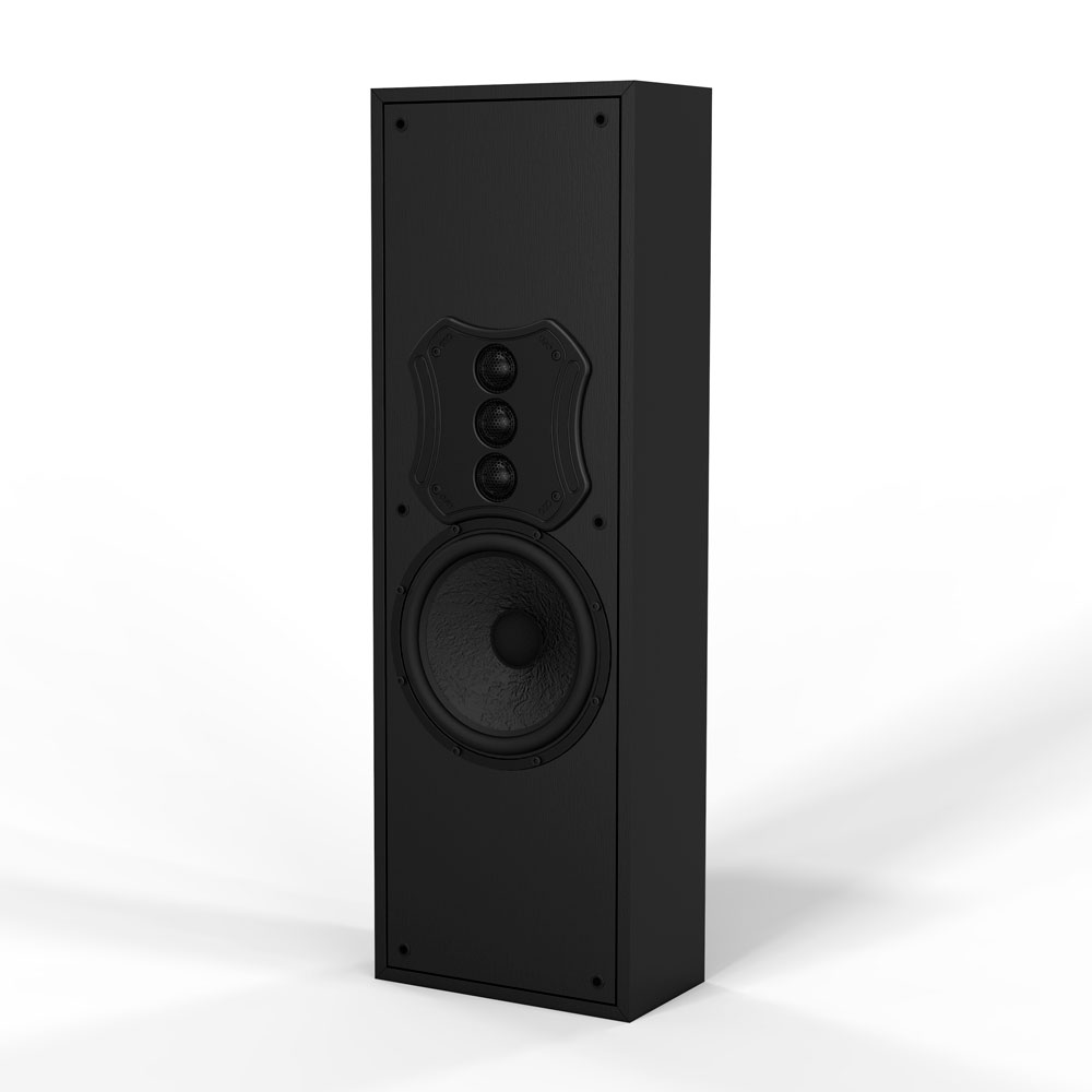 S81 MK2 8” Triple Tweeter On-wall Speaker Custom Crossovers & 8” Fiber Inter-weave Woofer