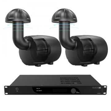 SAM500 Mono DSP 500W Subwoofer Amplifier + XSUB12 600W 12" Outdoor In-Ground Burial Subwoofer Bundle