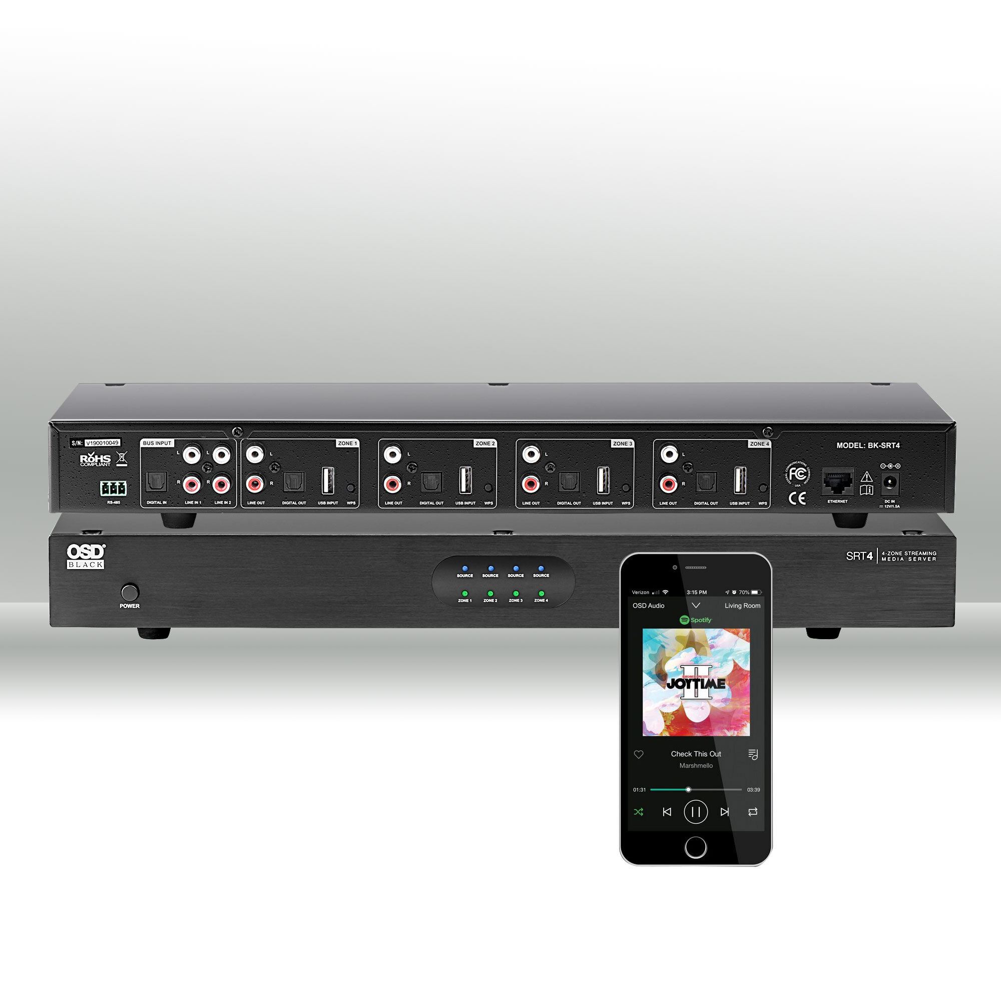 Wi-Fi Streaming Media Server SRT4 