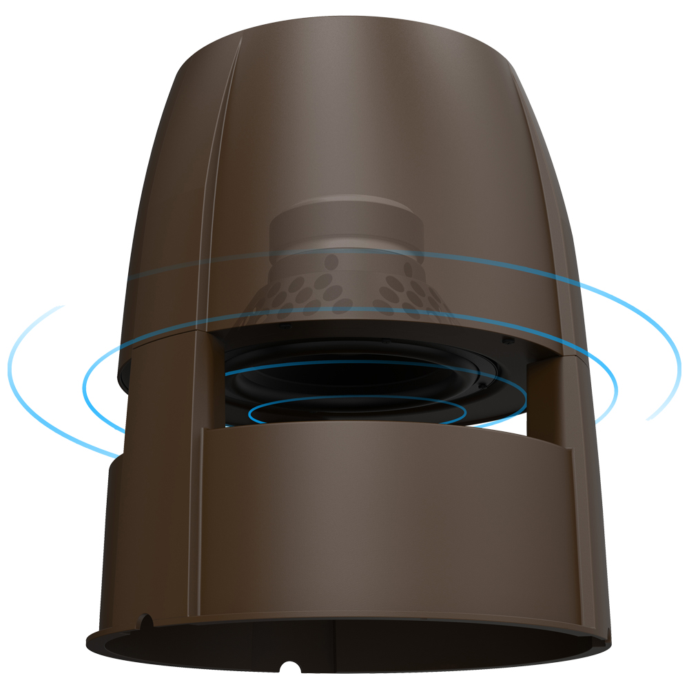 OSD BOM4.1.2 Wireless BT 8" Outdoor Powered Subwoofer, Built in Amp 4x 60W Speaker Outputs