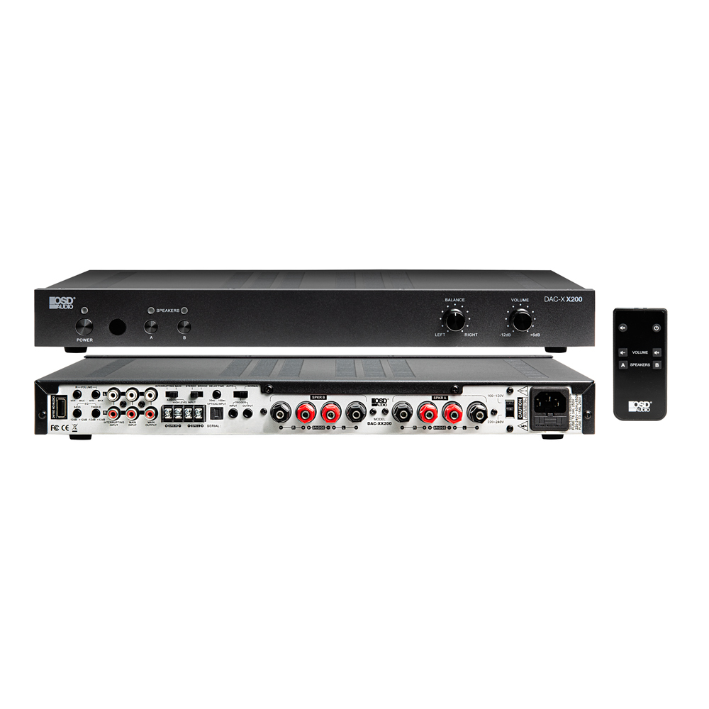 OSD DAC-X200 200W RMS 2 Channel Class D Stereo Amplifier 24/192 USB DAC