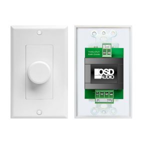 25W Commercial 25/70V In-Wall Rotary Volume Control, High Power, Easy Daisy Chain Setup MVC25