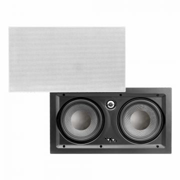 OSD Black BK-T63LCR 6.5" In-Wall Center Channel w/1" Aluminum Dome Tweeter, Single