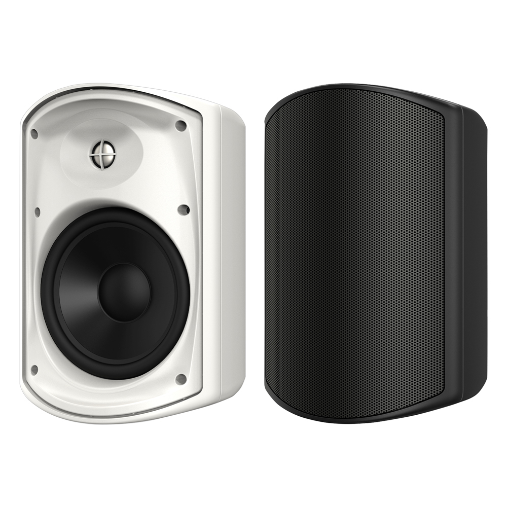 8" 2-Way Premium Outdoor Patio Speaker Single, w/ Optional 70V Tap, IP67 Rated White/Black P83 MK2