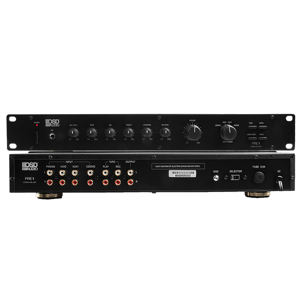 OSD Preamplifier, Phono Ready, Home Theater, Surround Sound, Recording - Pre-1