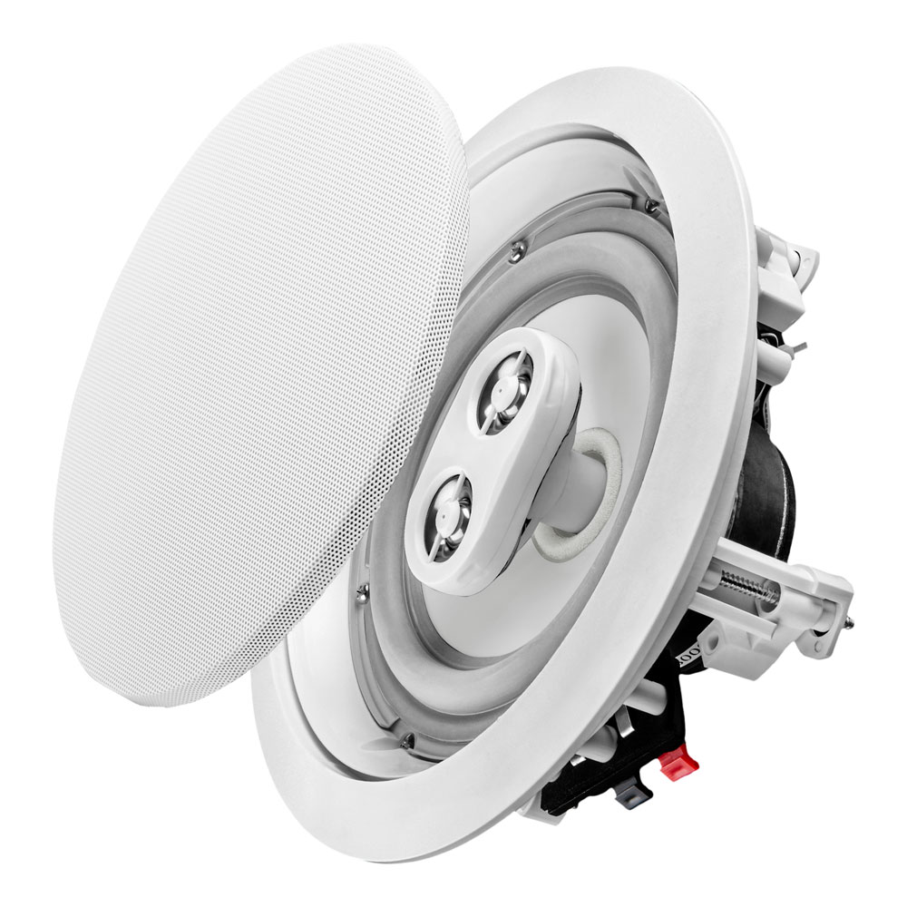 Weather resistant shop ceiling speakers
