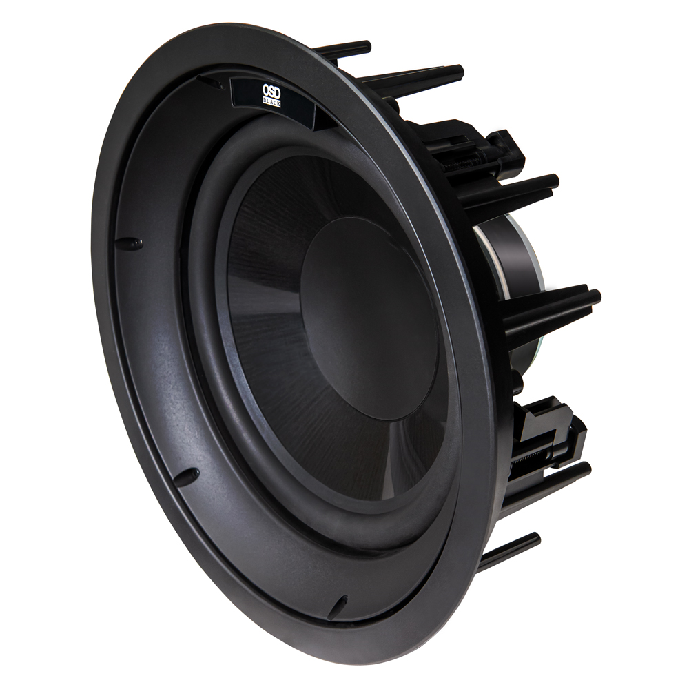 OSD Black R10 10" In-Ceiling Passive Subwoofer | Outdoor Speaker