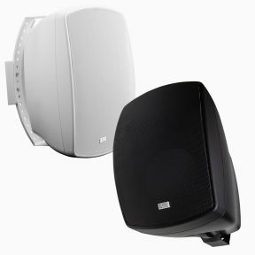 5.25" 2-Way Outdoor Patio Speaker Pair w/ Optional 70V Tap, IP54 Rated, White or Black AP525