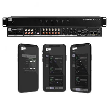 OSD Nero Control12: 6-Zone App-Controlled Matrix, Multi-Room Audio, Expandable to 18 Rooms