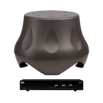 OSD FORZA-10 Outdoor 10" Subwoofer with SMP300 500W Sub Amplifier, Weatherproof Bass Bundle