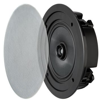 OSD Premium 6.5" Weather Resistant In-Ceiling Speaker Pair 100W, Super Shallow Mount, R62SS