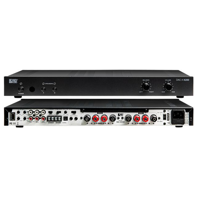 OSD DAC-X200 200W RMS 2 Channel Class D Stereo Amplifier 24/192 USB DAC