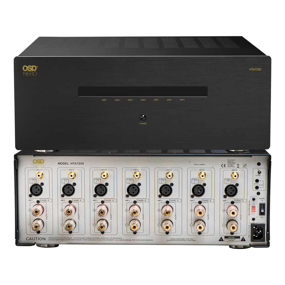 OSD Nero HTA7200 Multi Channel (7X) 210W/Ch Home Theater Amplifier