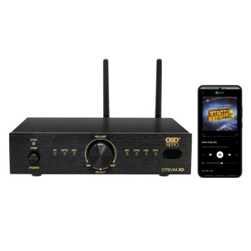 OSD Nero Stream XD 75W x2 App Controlled Amplifier, HDMI ARC, Built-In DAC, BT Wireless, Type-C USB