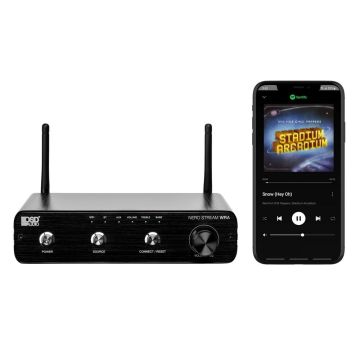 OSD Nero Stream WRA: Outdoor Stereo Amplifier 200W, App Control, Airplay, IP64 Weatherproof, Compact