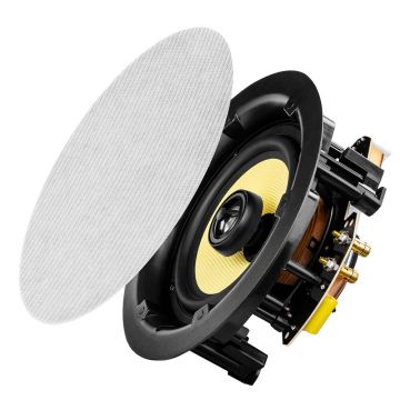 6.5" Kevlar® Woofer Trimless Thin Bezel 2-Way In-Ceiling Speaker Pair - ACE650