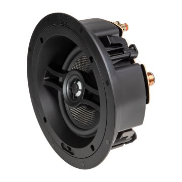 OSD Black 6.5" Angled In-Ceiling Speaker 150W, 1" Aluminum Dome Pivoting Tweeter, (Single) R63A