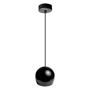 OSD Nero Sphere 3.5" Hanging Pendant Speaker, Reinforced Cable Suspension, Gloss Black 8ohm/70V
