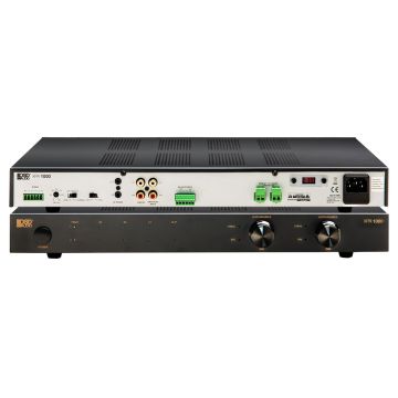 1000W Commercial 70V Amplifier 2 Channel, Class D, RS232, 12V Trigger, Remote Control XPA1000