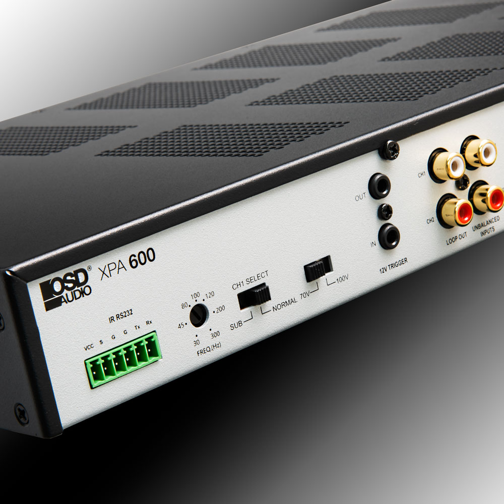 2-Channel Class D Commercial Amp XPA600 | Outdoor Speaker Depot 2-Channel Class D Commercial Amp XPA600 | Outdoor Speaker Depot