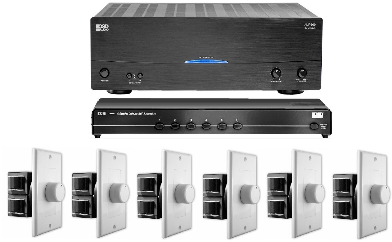 6-Zone Multi-Room Audio System 