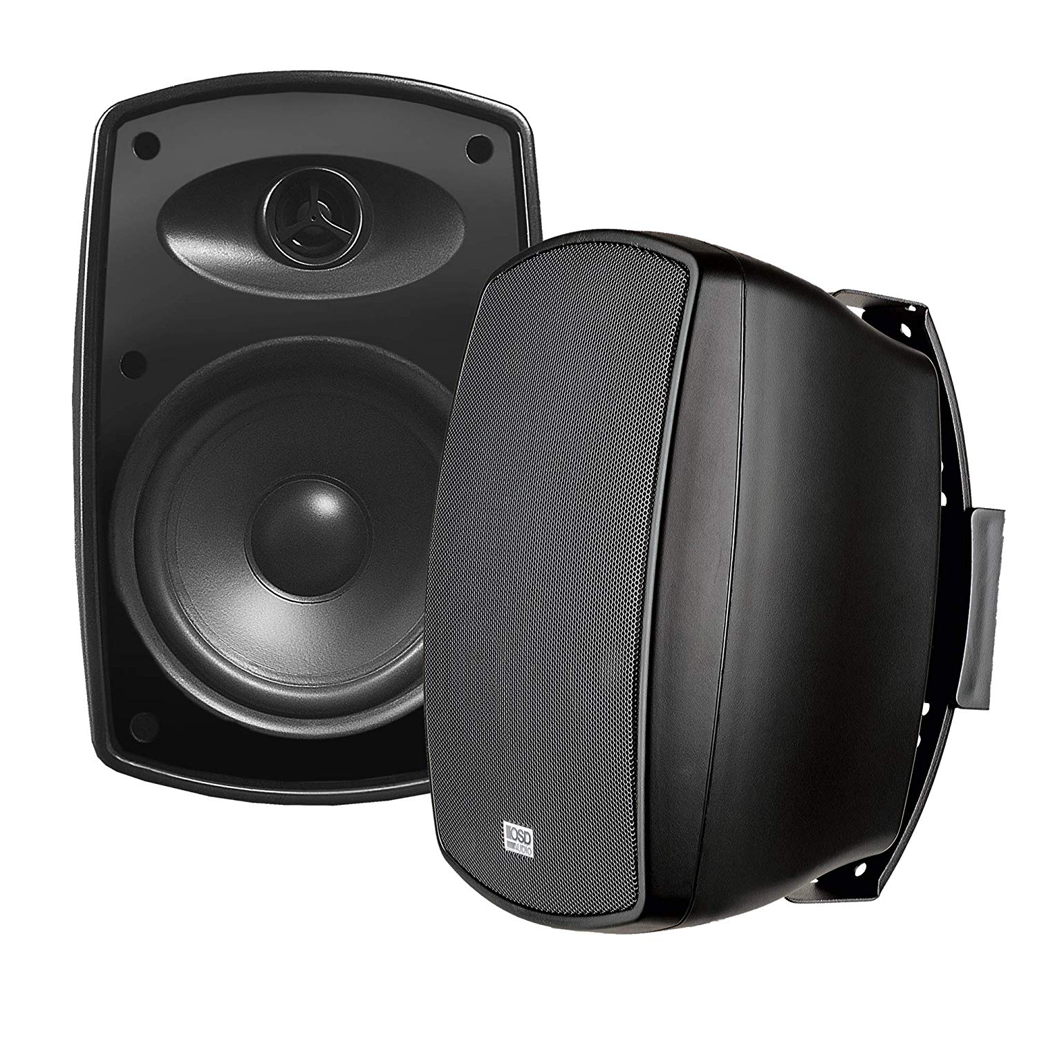 5.25" High Definition Outdoor Patio Speaker Pair w/ Optional 70V Black 70V - AP525