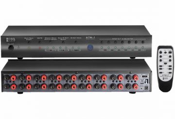 Open Box - Dual-Source 7-Zone Speaker Selector w/ Remote Control ATM-7