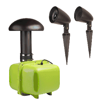 GLS8 500W 8" Outdoor In Ground Subwoofer + LS2 30W 2.5" Landscape Speaker 4 Pair Bundle