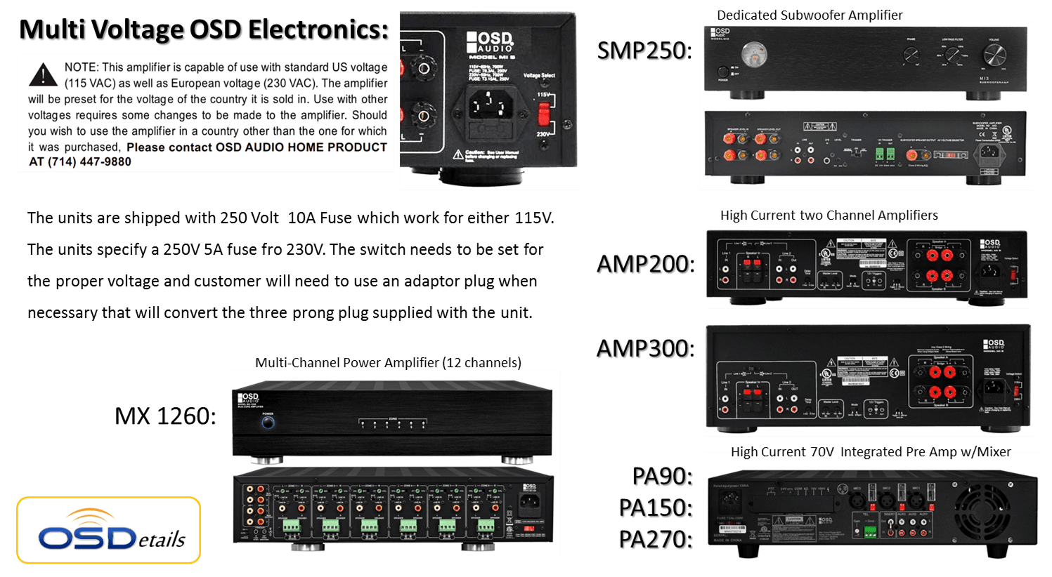 2 channel amplifier subwoofer