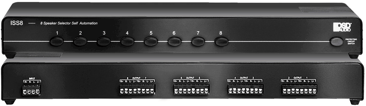 BSTK ISS8 8-Zone Speaker Selector | Outdoor Speaker Depot