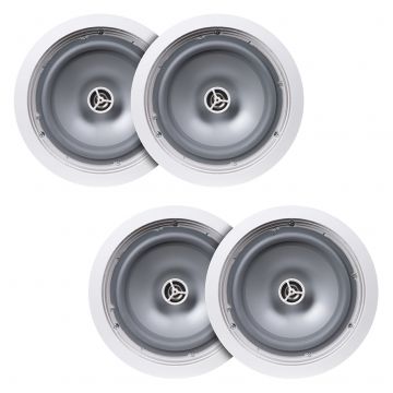 ICE600WRS 150W 6.5"  Outdoor/Indoor Weather Resistant In-Ceiling Speakers 2 Pair Bundle