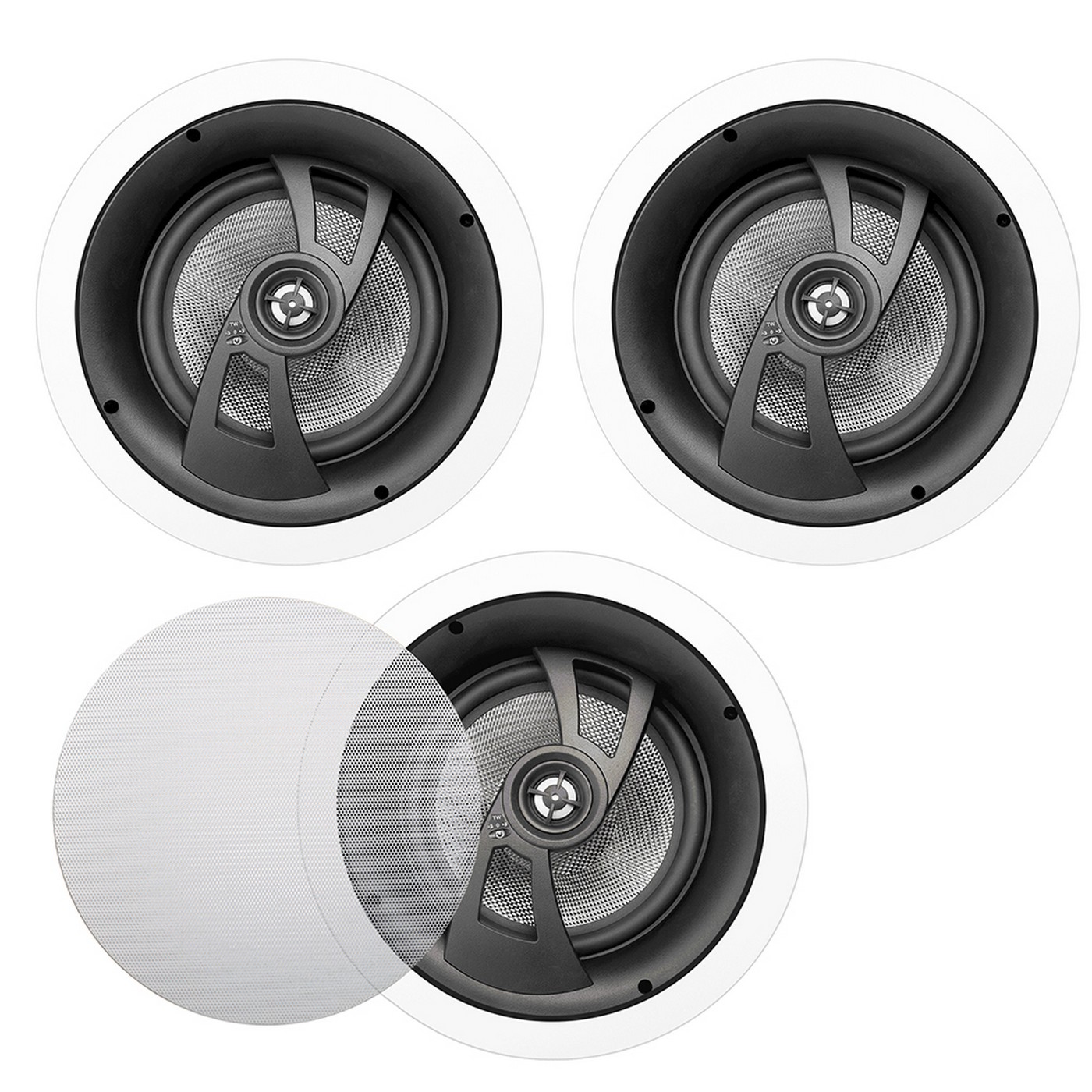 3PK 8" LCR Ceiling Speakers ICE870 Outdoor Speaker Depot