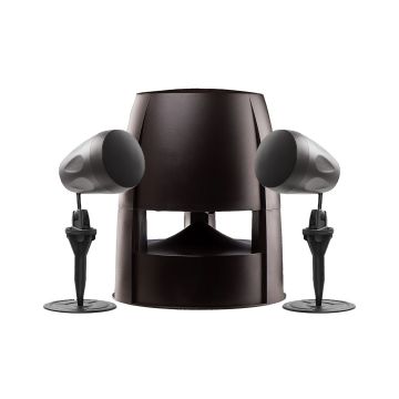 Forza-8 250W 8" Outdoor Subwoofer w/ Crossover + Forza-5 100W 5.25" Landscape Pendant Speaker Bundle