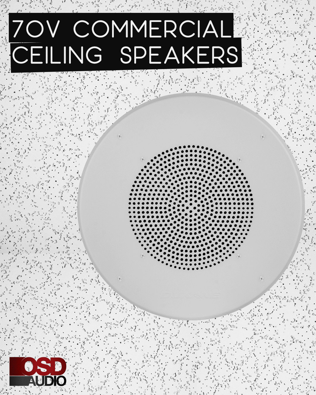 70 Volt Valcom Ceiling Speaker With Volume Control Volt Outdoor