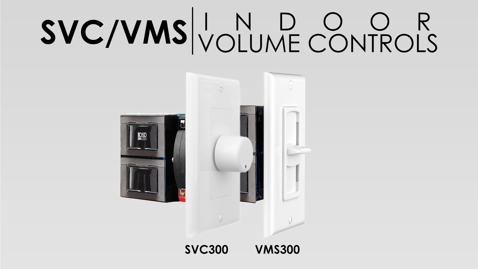 OSD Audio SVC/VMS Indoor Volume Controls - Comparison Video | Outdoor ...